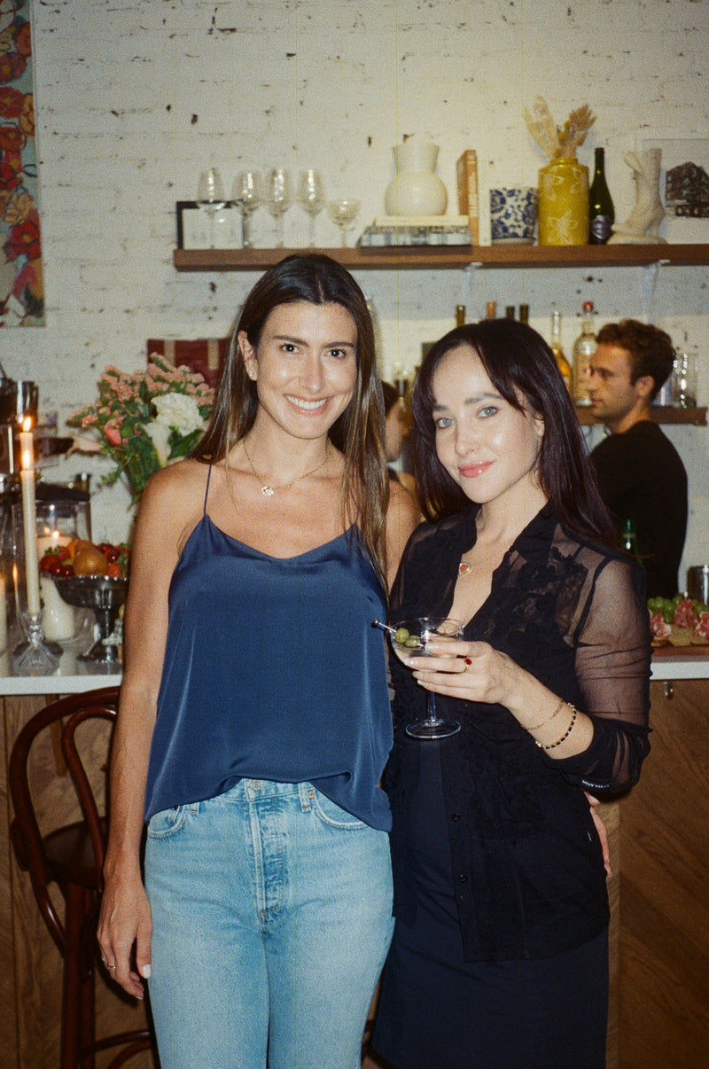 Guests enjoying a cocktail at a LeTish brand event